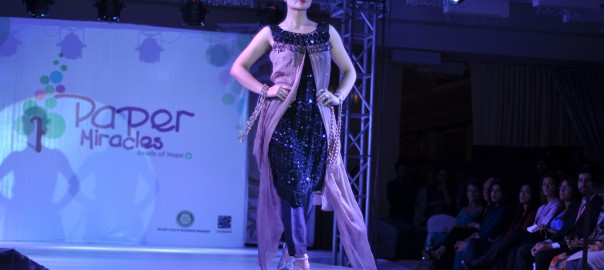 Paper Miracles organized a successful fundraiser fashion show at the Marriott Hotel Islamabad