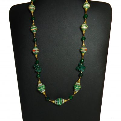 Emerald Green Paper Bead