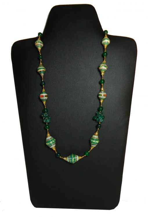 Emerald Green Paper Bead