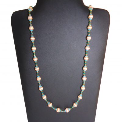 Paper Miracles Teal Necklace of Maharani Collection