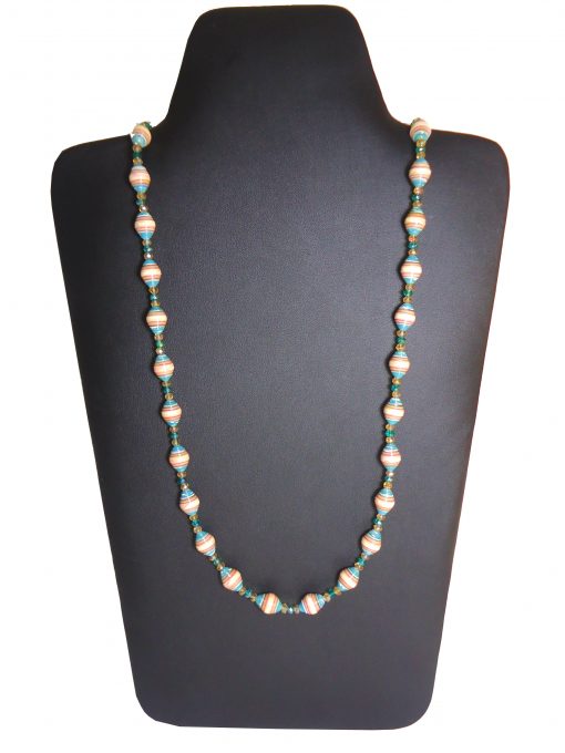 Paper Miracles Teal Necklace of Maharani Collection