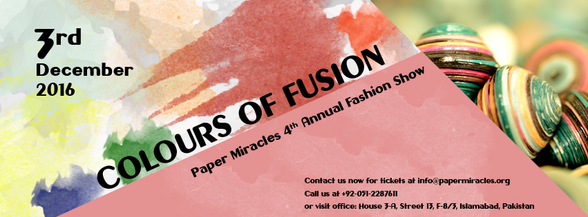 4th Annual Fashion Show – “Colours of Fusion