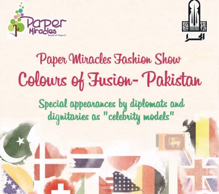 Fundraising Fashion Show – “Colours of Fusion – Pakistan”, Highlights